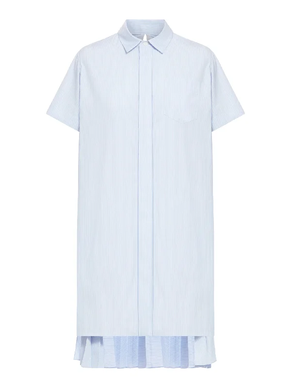 COTTON DRESS WITH RUFFLES Tunics Luxurious high-end