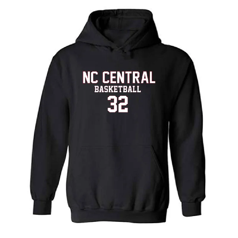 NCCU - NCAA Women's Basketball : Kimia Carter - Replica Shersey Hooded Sweatshirt Hoodie with Gradient Ombre Colorful