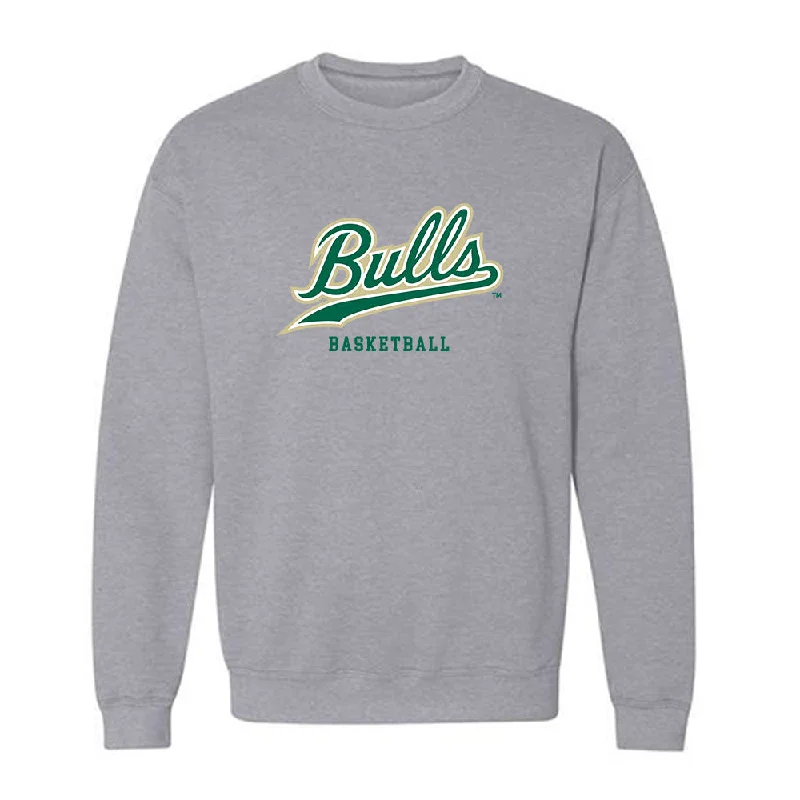 USF - NCAA Women's Basketball : Carla Brito - Classic Fashion Shersey Crewneck Sweatshirt Hoodie with Button Placket Classic Preppy