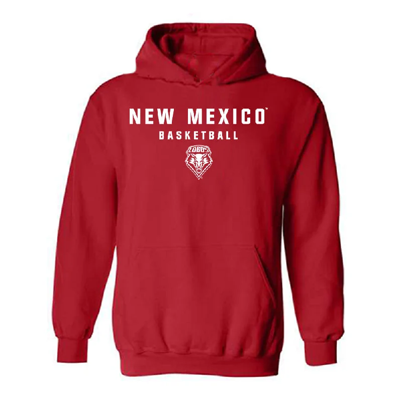 New Mexico - NCAA Women's Basketball : Nayli Padilla Chinea - Classic Shersey Hooded Sweatshirt Hoodie with Back Slit Movement Comfort