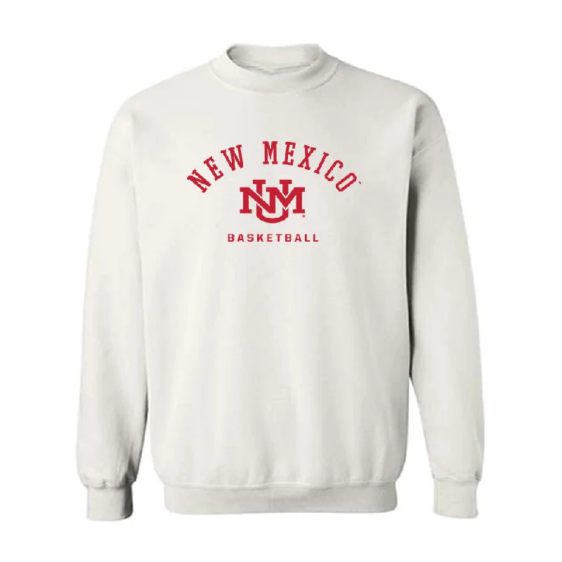 New Mexico - NCAA Women's Basketball : Nayli Padilla Chinea - Classic Fashion Shersey Crewneck Sweatshirt Hoodie with Zipper Placket Modern Functional