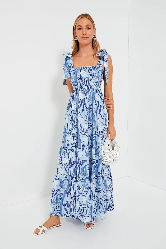 Botanical Blues Kelly Dress Tunics New arrival