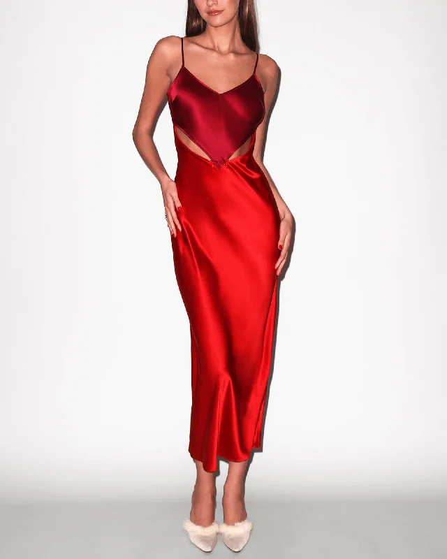 Scarlet Slip Dress Tunics Vintage classic