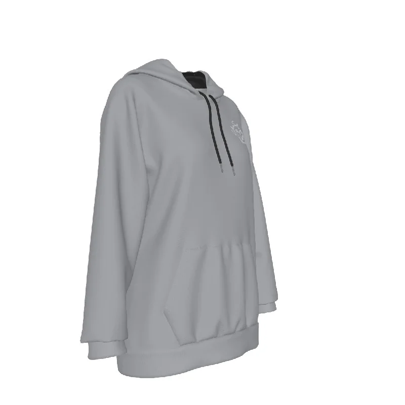 All-Over Print Women's Heavy Fleece Hoodie Hoodie with Stripes Bold Sporty