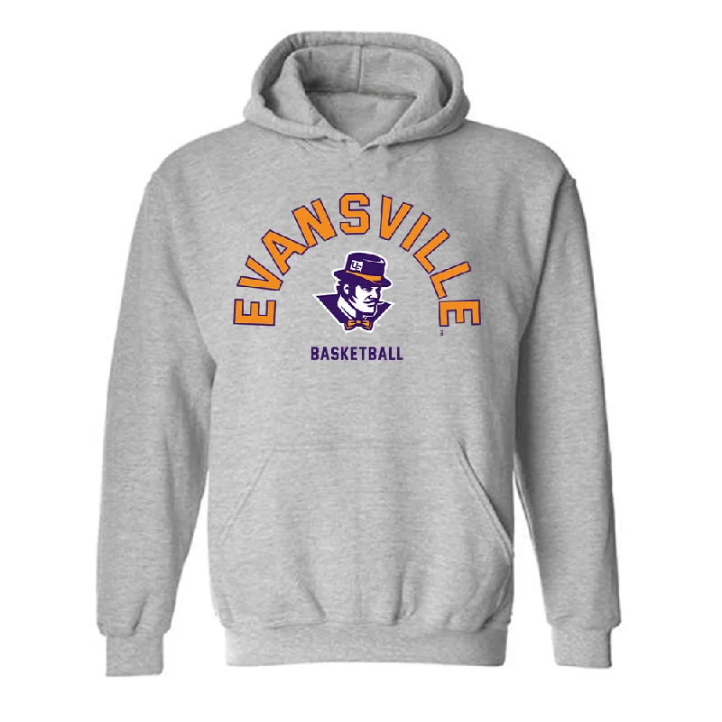 Evansville - NCAA Women's Basketball : Julia Palomo Vicente - Hooded Sweatshirt Hoodie Sweatshirt Pullover Evansville - NCAA Women's Basketball : Julia Palomo Vicente - Hooded Sweatshirt Hoodie Sweatshirt Pullover