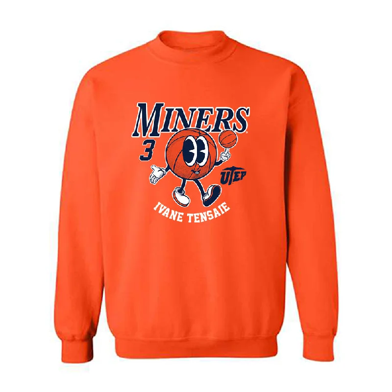 UTEP - NCAA Women's Basketball : Ivane Tensaie - Fashion Shersey Crewneck Sweatshirt Hoodie with Drawcord Adjustable Secure