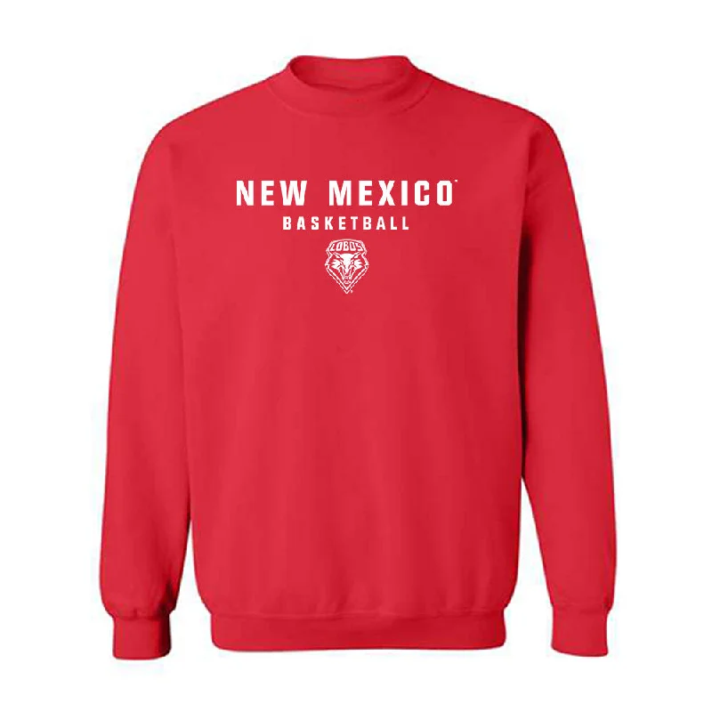 New Mexico - NCAA Women's Basketball : Nayli Padilla Chinea - Classic Shersey Crewneck Sweatshirt Hoodie with Hem Detail Decorative Unique