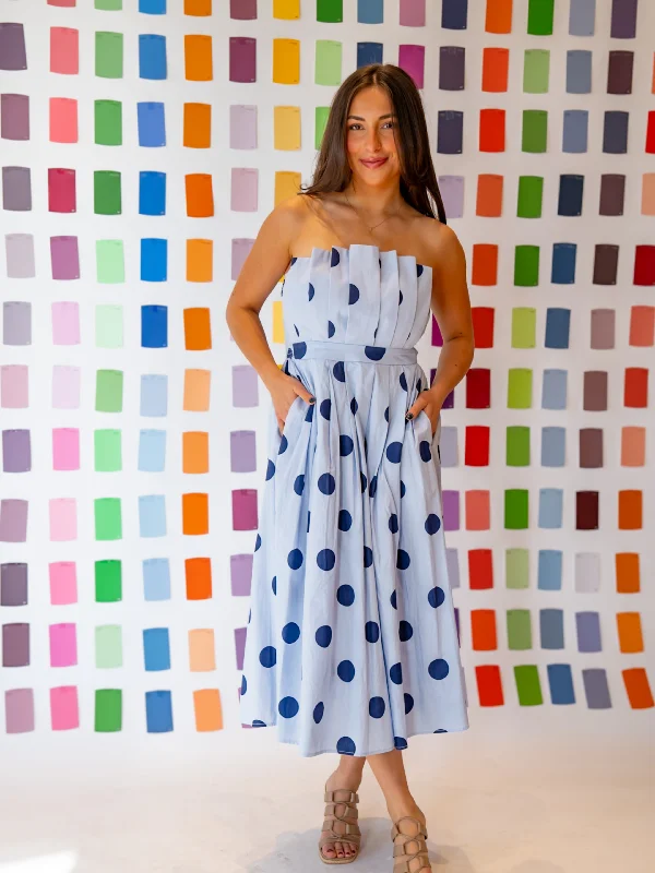 Pretty in Polka Dot Dress Tunics Stylish elegant