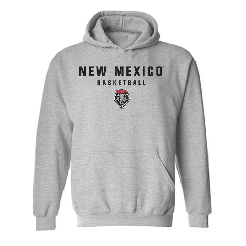 New Mexico - NCAA Women's Basketball : Nayli Padilla Chinea - Classic Shersey Hooded Sweatshirt Hoodie with Magnetic Closure Innovative Modern