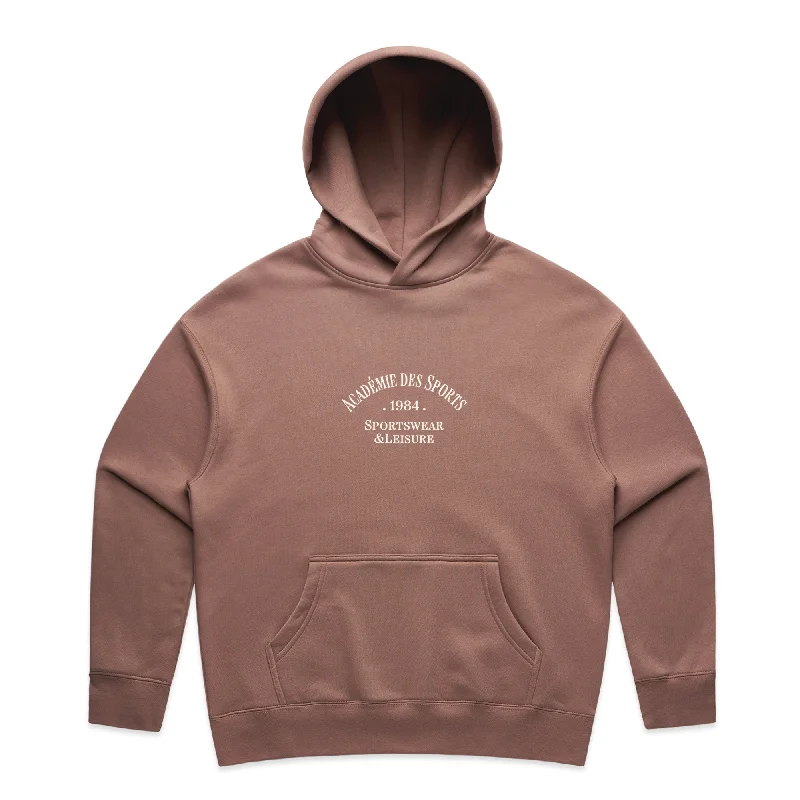 Vice 84 WMNS 'Académie des Sports' Hoodie - Clay Hoodie with Slim Fit Tailored Modern