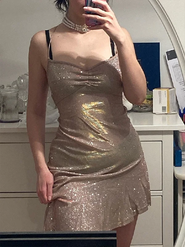 Zjkrl - Glitter Dresses for Women Straped Criss-Cross Bandage Backless Mermaid Dresses Club Wear Evening Party Sequins Dress Boat Neckline Classic Zjkrl - Glitter Dresses for Women Straped Criss-Cross Bandage Backless Mermaid Dresses Club Wear Evening Party Sequins Dress Boat Neckline Classic