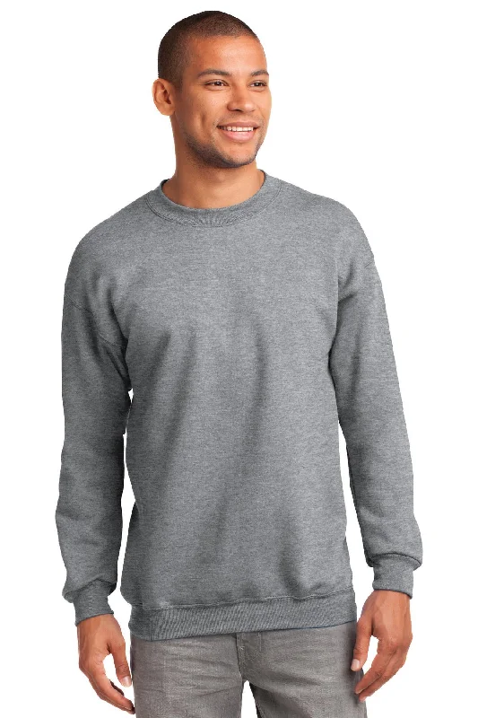 Port & Company Tall Essential Fleece Crewneck Sweatshirt. PC90T Hoodie with Illustration Artistic Creative
