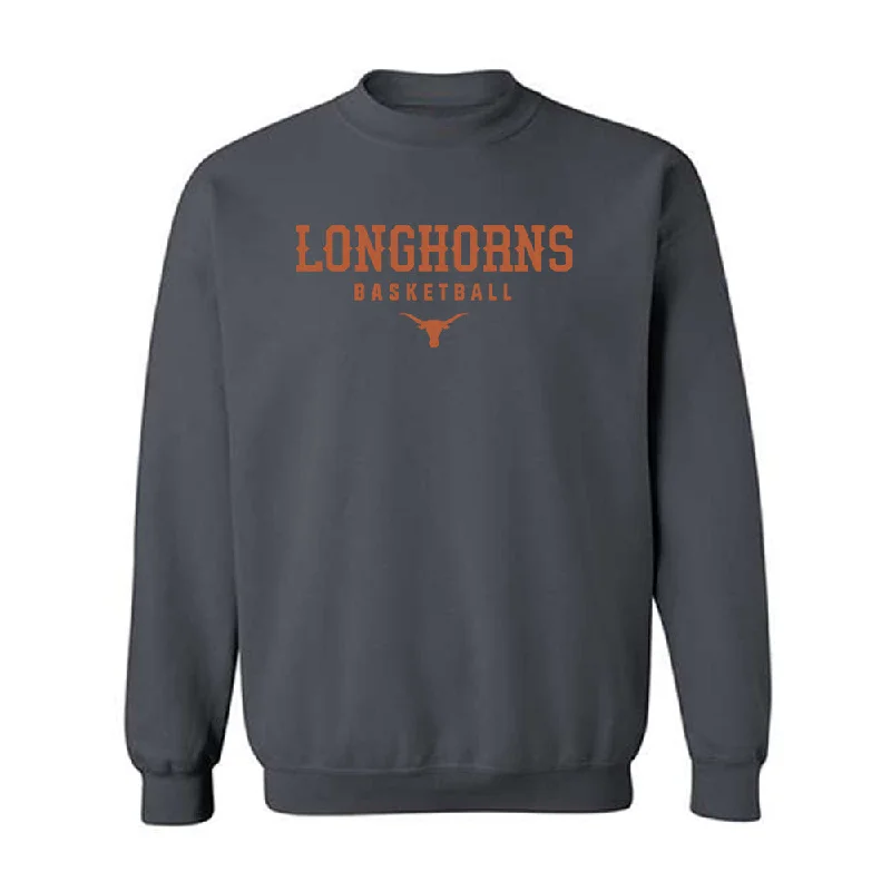 Texas - NCAA Women's Basketball : Abbie Boutilier - Classic Shersey Crewneck Sweatshirt Hoodie with Hem Embroidery Detailed Premium Texas - NCAA Women's Basketball : Abbie Boutilier - Classic Shersey Crewneck Sweatshirt Hoodie with Hem Embroidery Detailed Premium