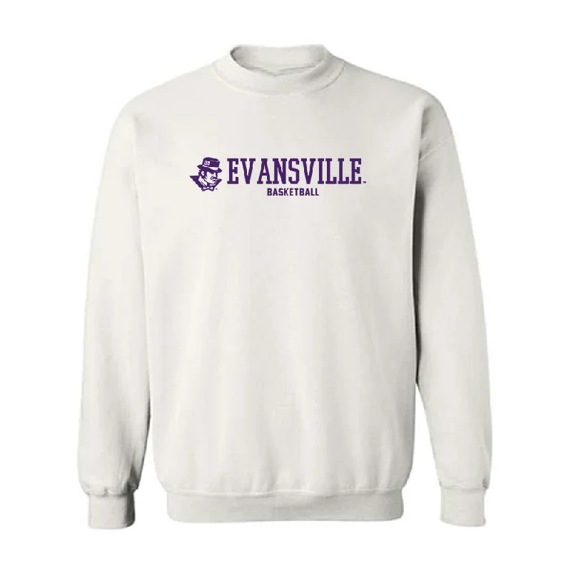 Evansville - NCAA Women's Basketball : Julia Palomo Vicente - Crewneck Sweatshirt Hoodie with Hem Embroidery Detailed Premium Evansville - NCAA Women's Basketball : Julia Palomo Vicente - Crewneck Sweatshirt Hoodie with Hem Embroidery Detailed Premium