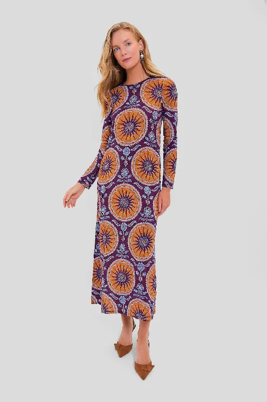 Sovereign Long Sleeve Swing Dress Tunics Velvet soft