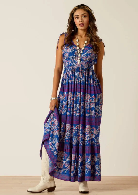10051478 Ariat Women's Candela Dress Candelia Print Tunics Velvet soft