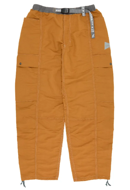 Gramicci x And Wander Women's Ripstop Voyager Pant - ORANGE Elegant Silk Pants