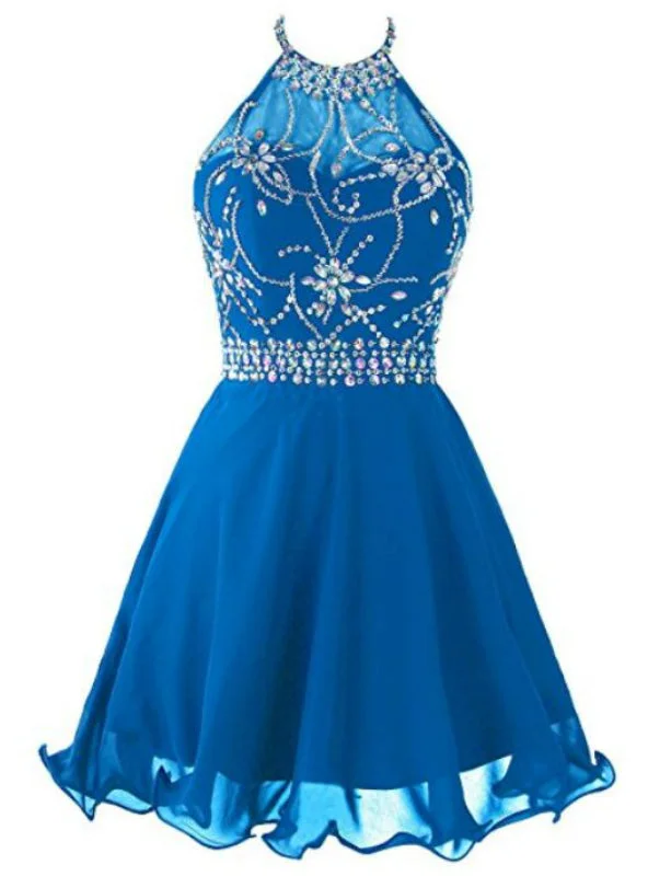 Homecoming Dresses Satin Party Dress Short Graduation Dress Tunics Summer linen