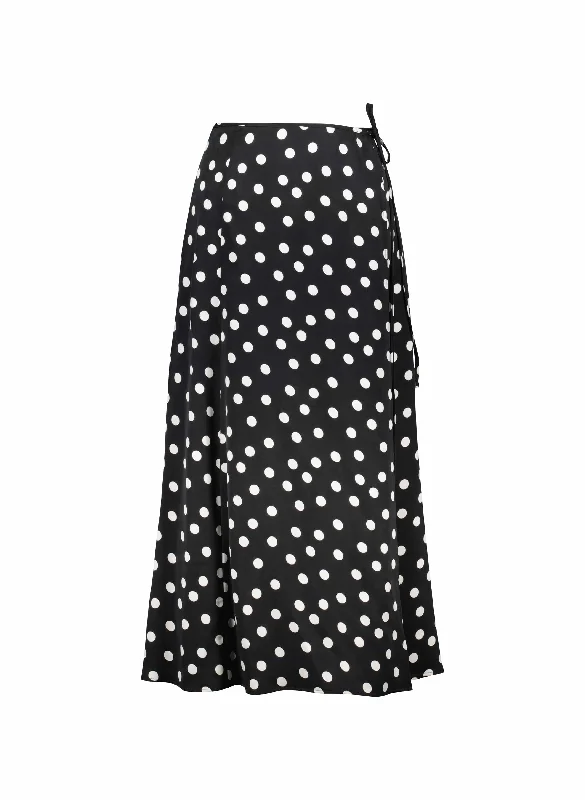 Black Polka Dot Print