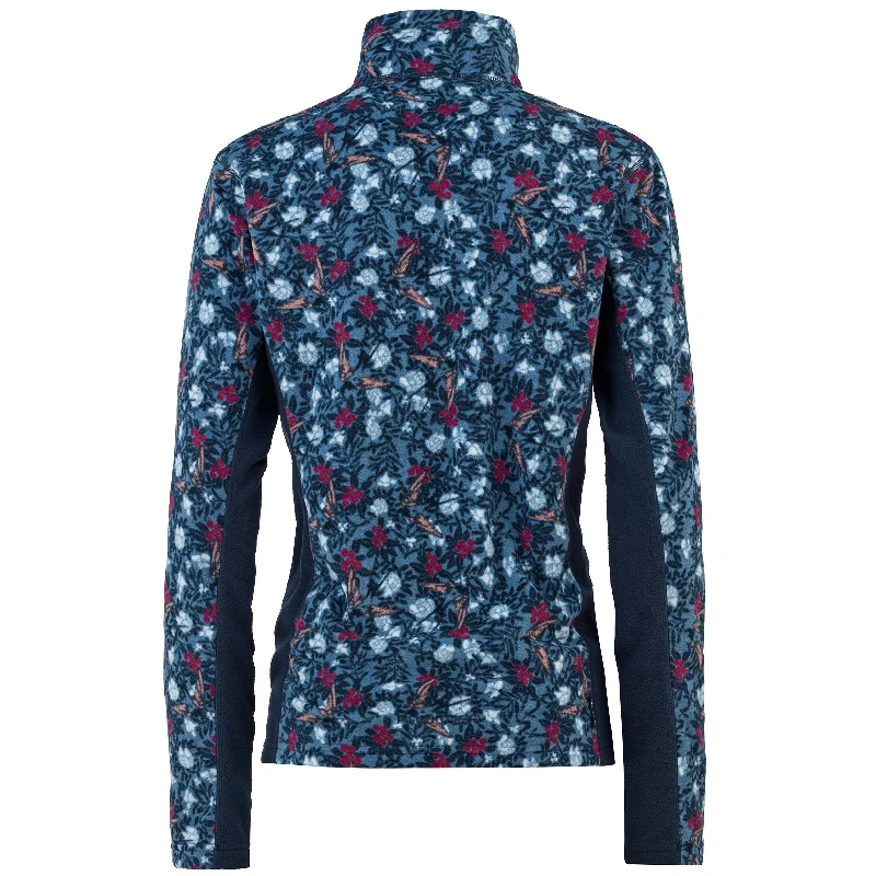 Dina Fleece Jacket Women's A-Line Jacket Boat Neck Shawl Collar