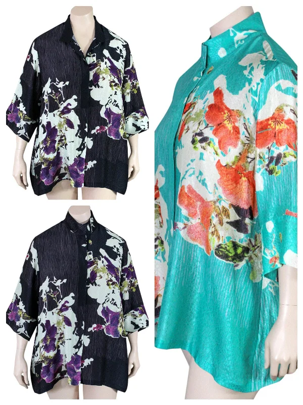 Dressori Convertible Collar Shirt Jacket Snapped Jacket Toggled Jacket Drawstring Jacket