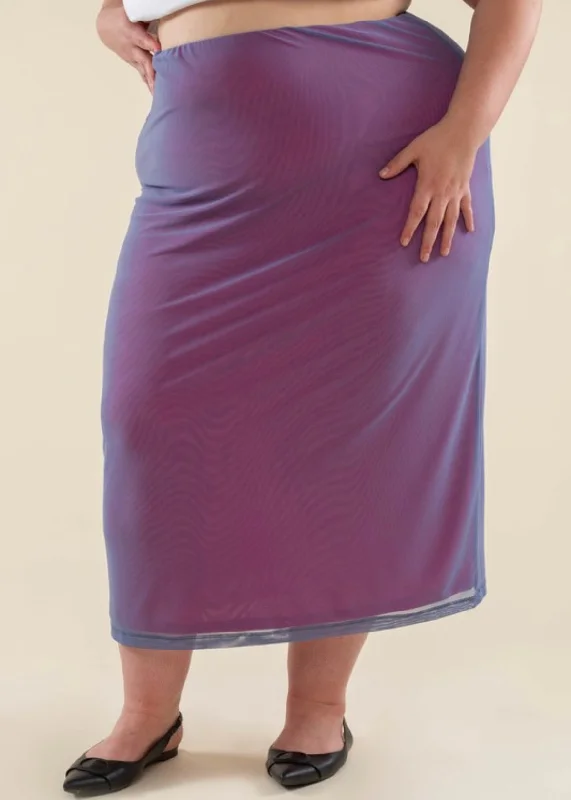 Melia Bodycon Midi Skirt denim skirt classic
