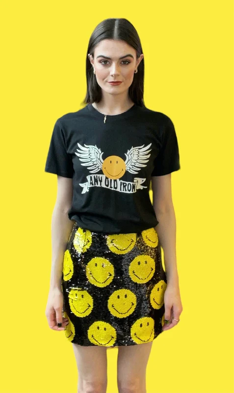Any Old Iron x Smiley Skirt cashmere skirt rich