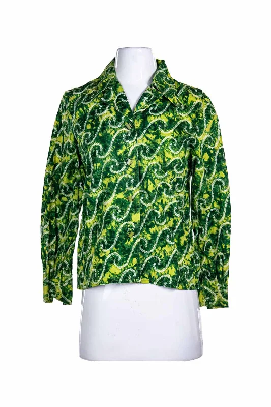 Vintage 1970s No Brand Jacket Boat Neck Shawl Collar Notched Collar