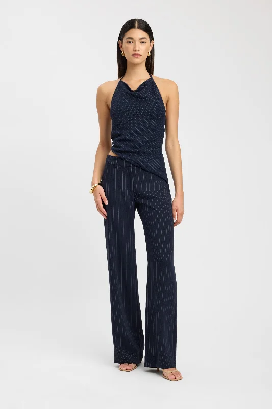 Oslo Low Rise Pant Chic Faux Leather Pants
