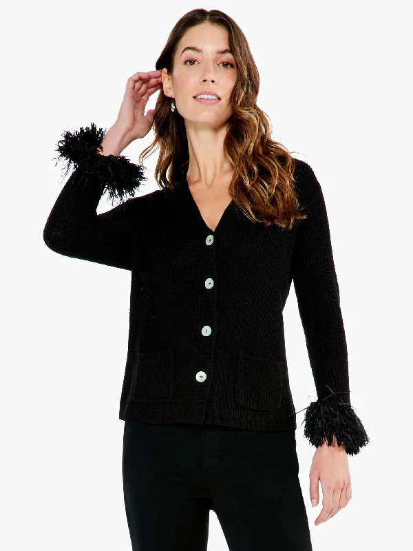 Night Fall Cardigan Toggled Drawstring Belted