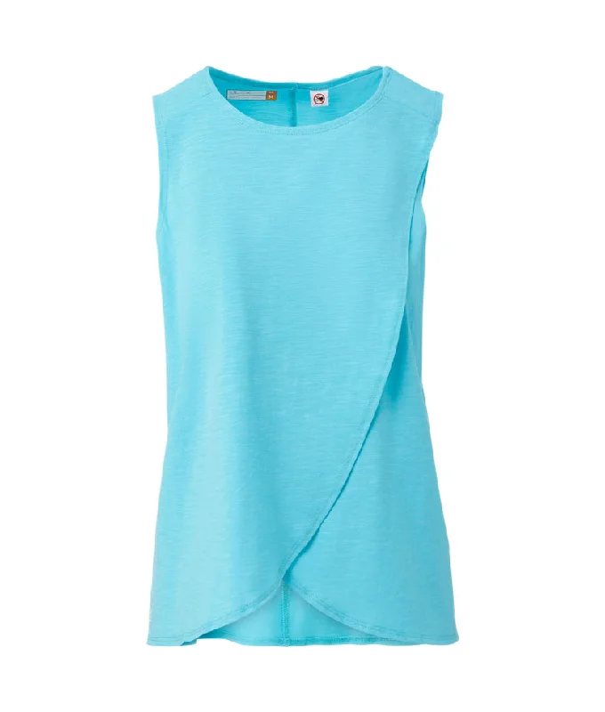 Women's Adaptive Curved Hem Magnetic Tank cute tank top