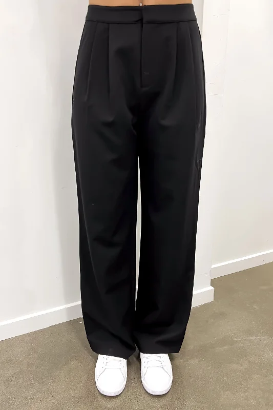 Monty Pant Black Cozy Lounge Pants