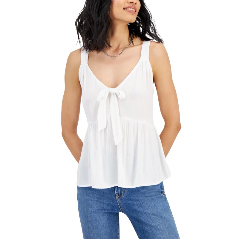 KINGSTON GREY - Bow-Front Tank Top flowy tank top