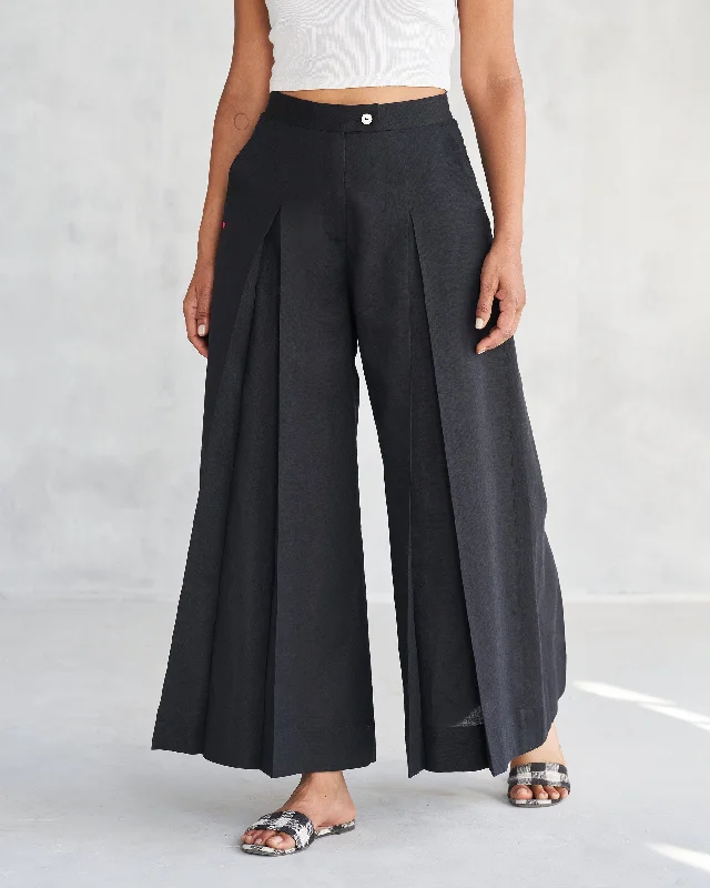 Fajita Flare Pants - Black Comfortable Cargo Pants