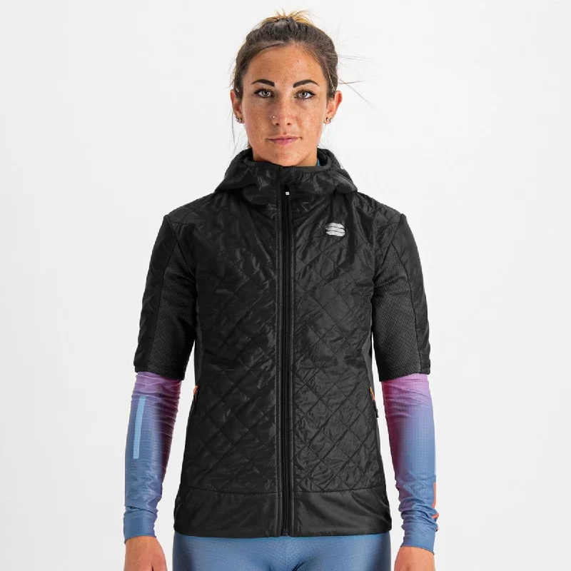 Rythmo Puffy Jacket Women's Print Jacket Jacquard Jacket Embroidered Jacket