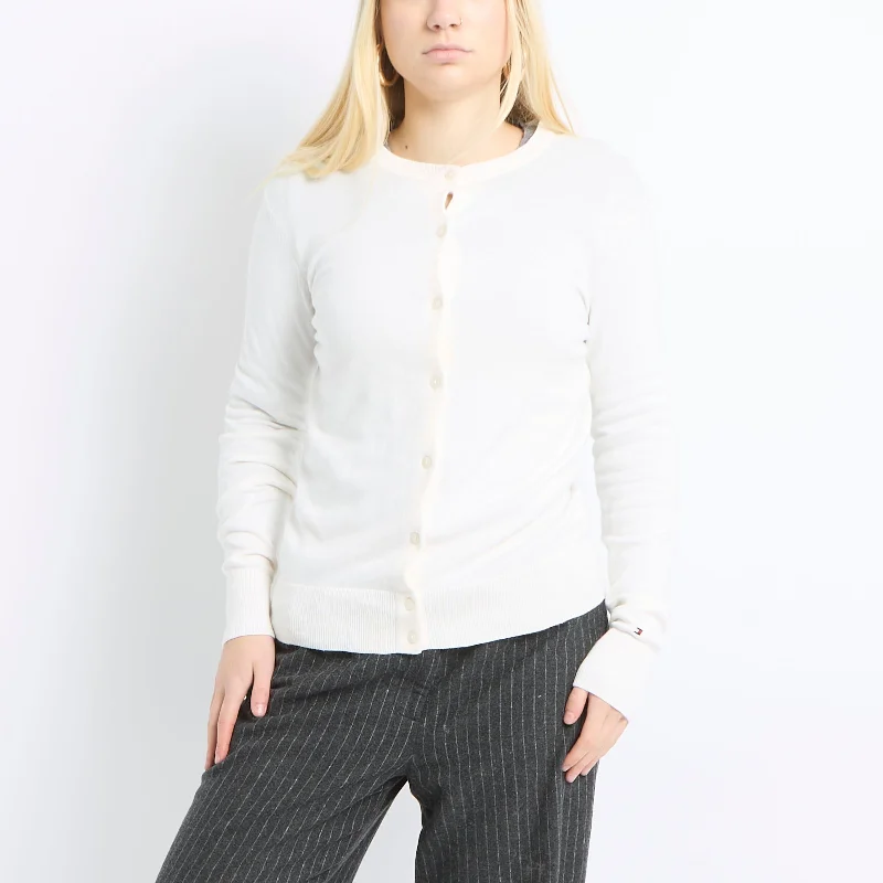 Tommy Hilfiger Cardigan - UK 10 Elegant Classic Vintage