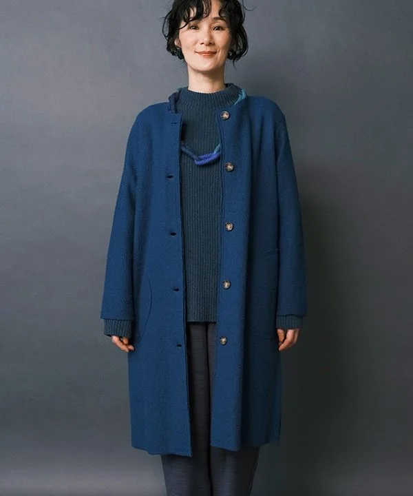 poca poca frizzy wool long cardigan 24W456 Lightweight Heavyweight Midweight