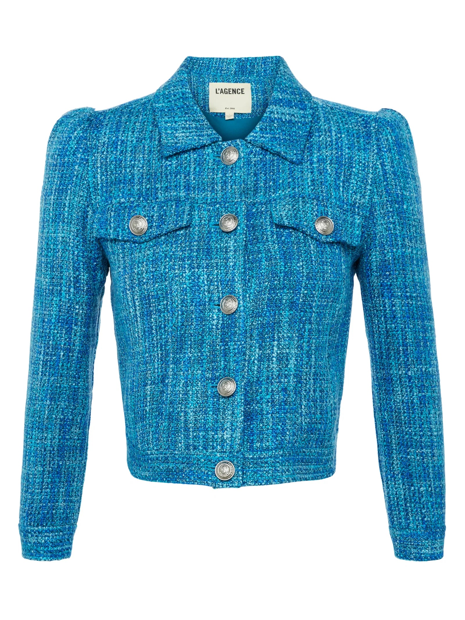 Caribbean Blue Multi Tweed