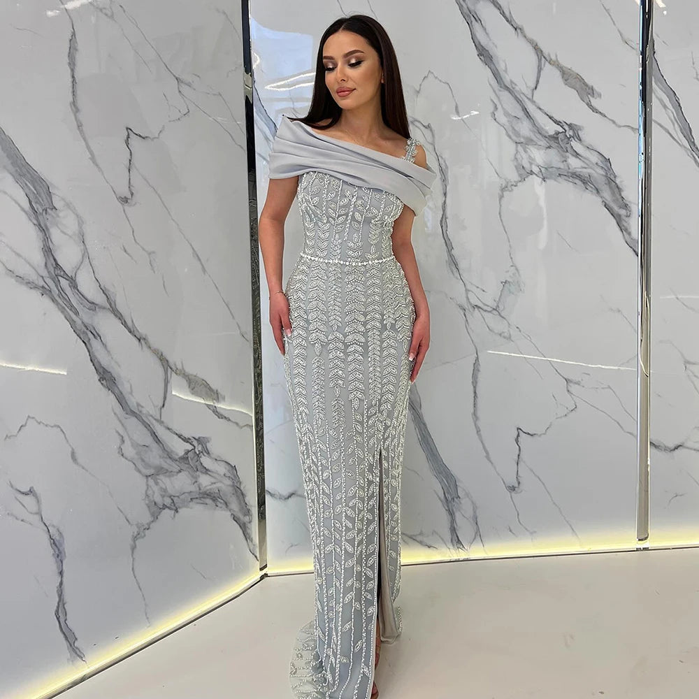 Luxury Elegant  Evening Dresses Gowns For Party Dress LA72914 Tunics Business professional