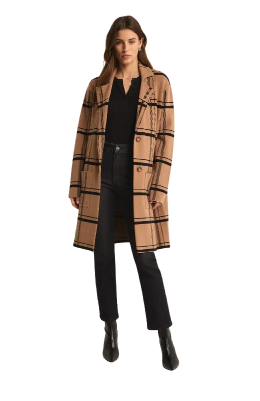 Z Supply - Timber Plaid Cardigan Layered Multi-layer Single Layer