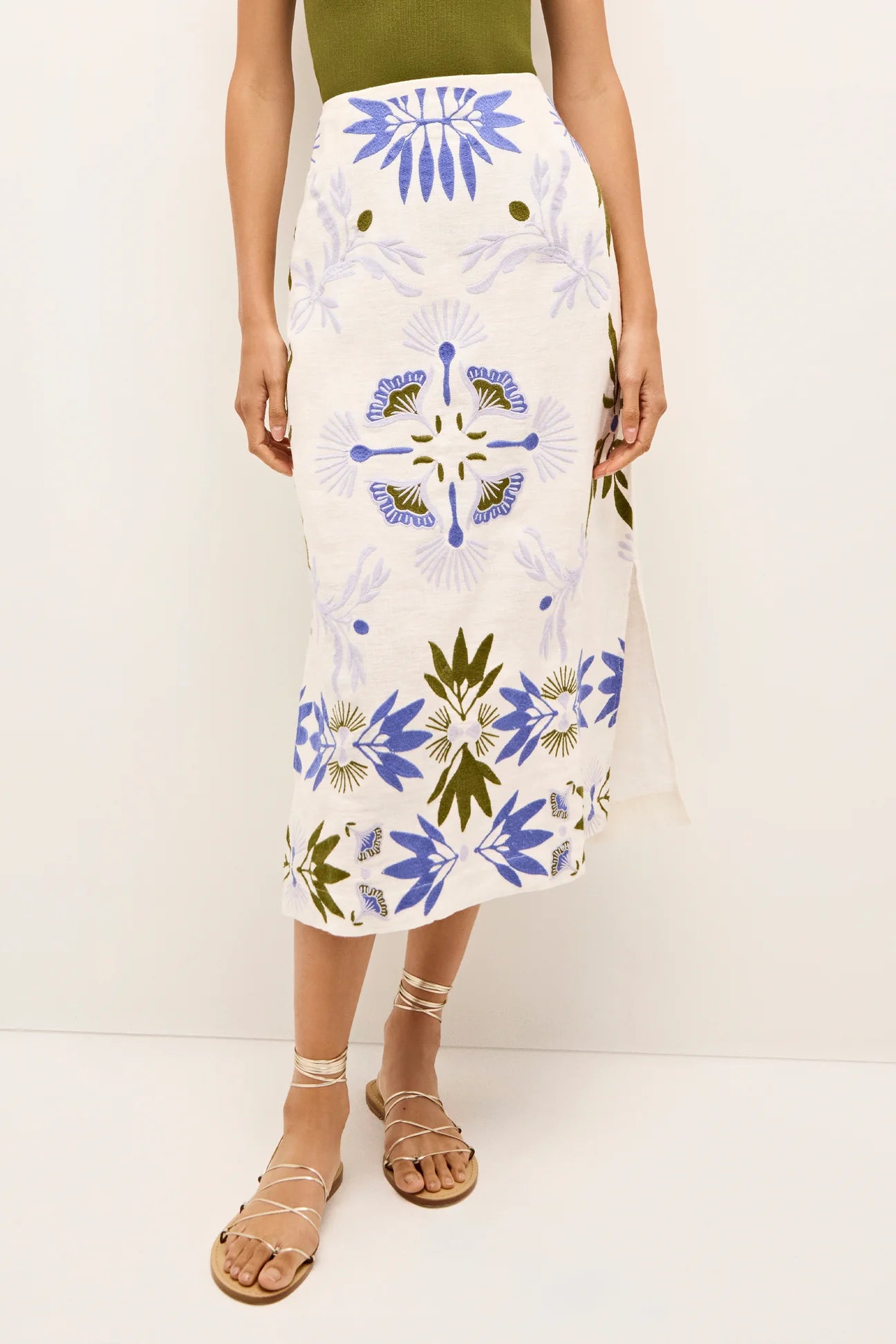 Chandler Skirt | Waltz denim skirt trendy