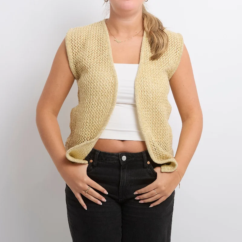 Sparkly Knitted Cardigan - UK 12 Thin Thick Dense