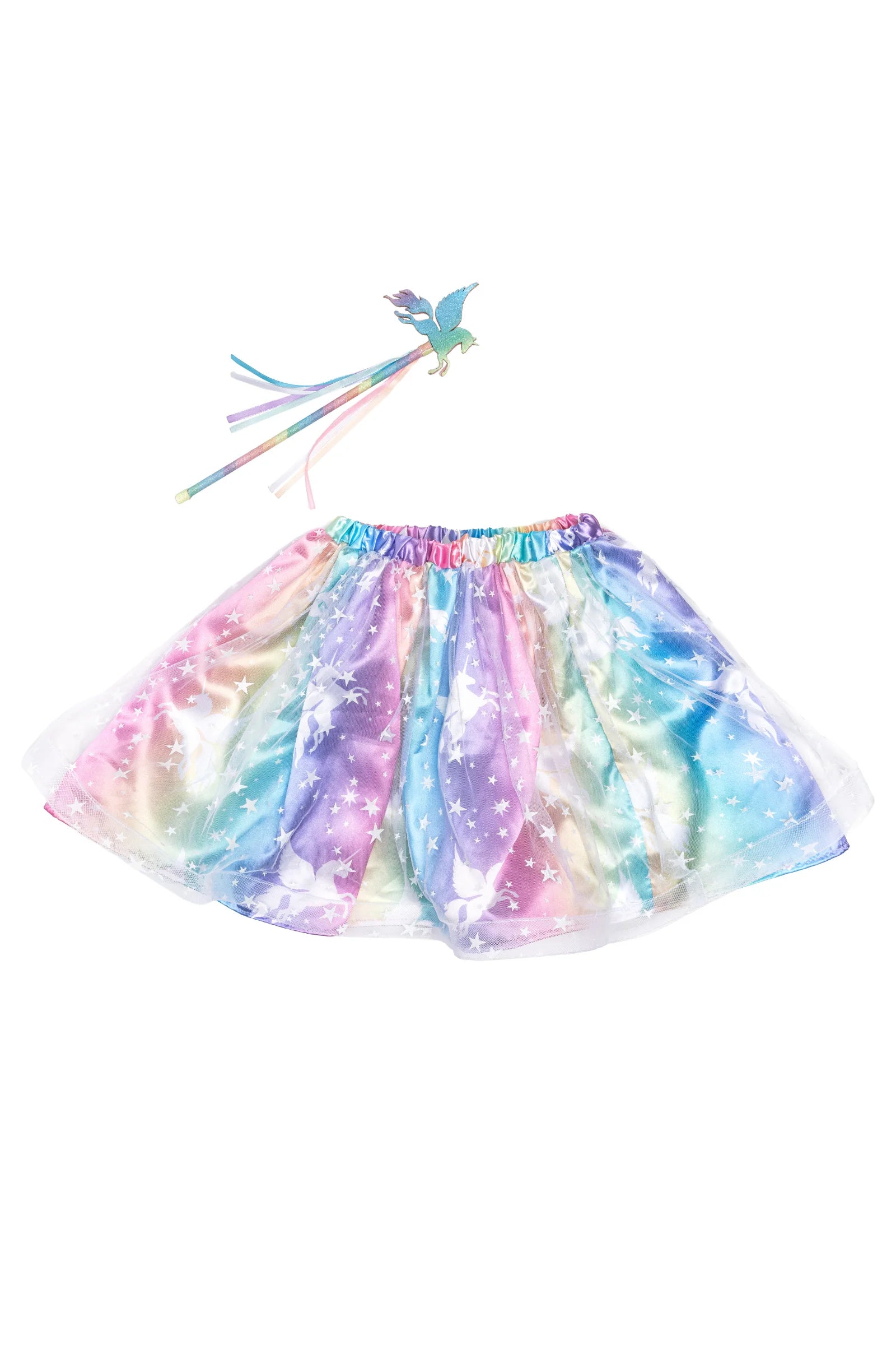 Enchanted Unicorn Skirt & Wand Set | Great Pretenders wool skirt sturdy