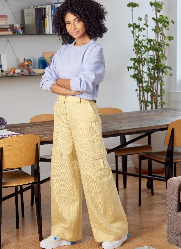 McCall's Pattern M8206 Misses' Pants Chic Checkered Pants