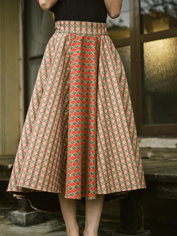 [YOAKE] Circular Skirt pencil skirt chic