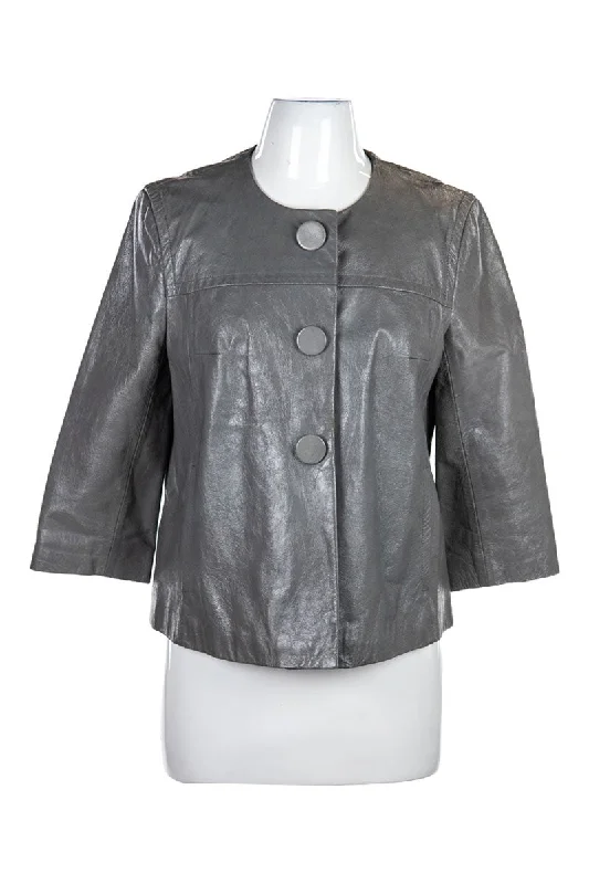 Vince. Jacket Zippered Front Buttoned Front Snap Front