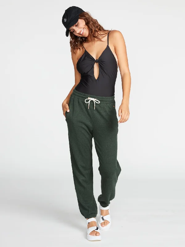 Lived In Lounge Fleece Pants - Dark Pine Comfy Athletic Pants