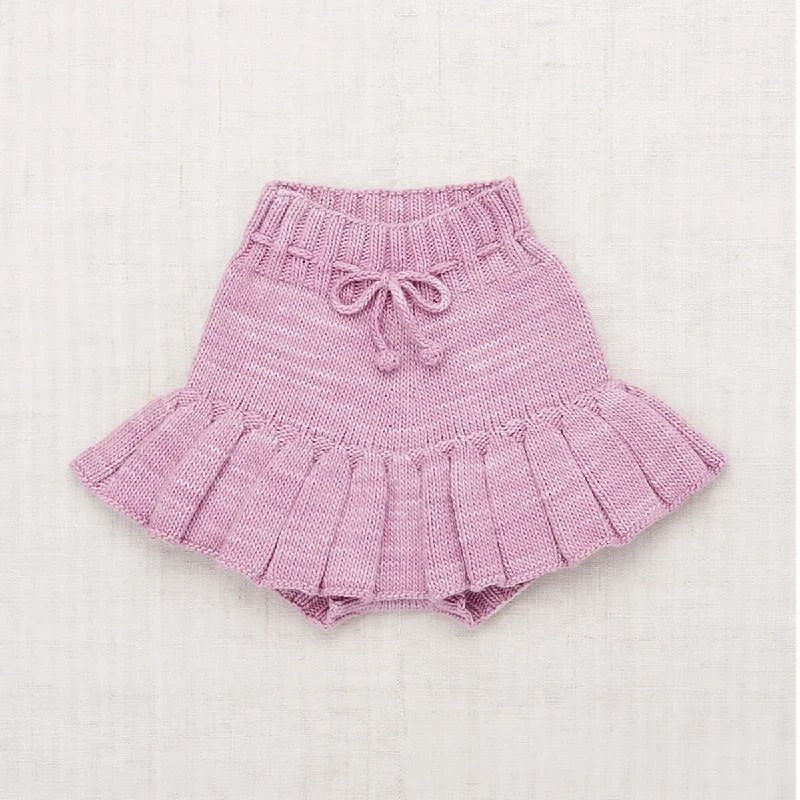 Skating Pond Skirt in Hazy Lilac by Misha & Puff cashmere skirt soft