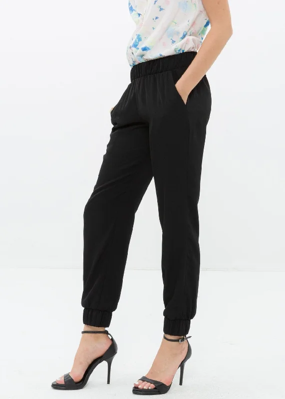 Women's All Day Elastic Cuff Jogger Pants Cozy Knit Pants
