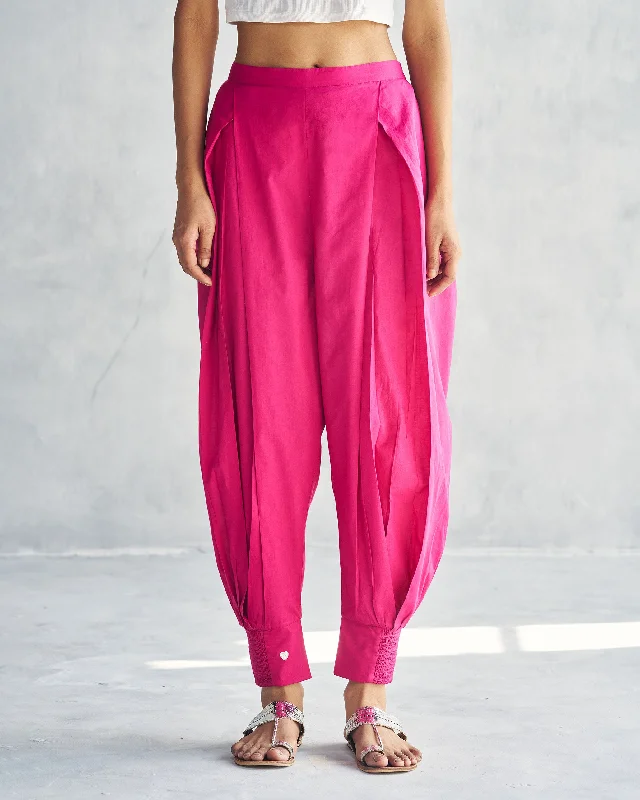 Puff Pants - Berry Casual Lounge Pants